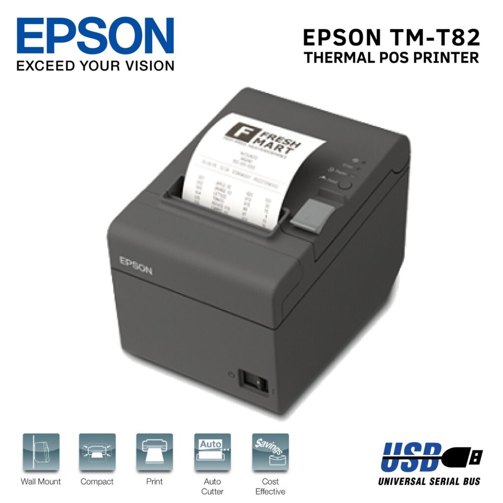 Epson TM-T82X USB Thermal Printer