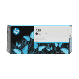 HP 738 Black Designjet Ink Cartridge- 300ml