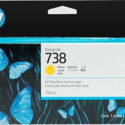 HP 738 Yellow Designjet Ink Cartridges- 130ml