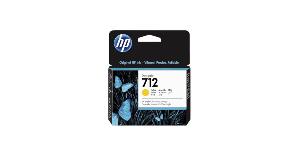 HP 712 Yellow Designjet Ink Cartridges