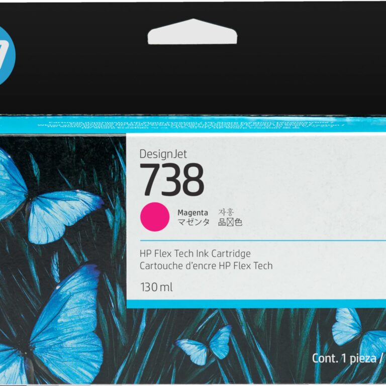 HP 738 Magenta Designjet Ink Cartridge- 130ml