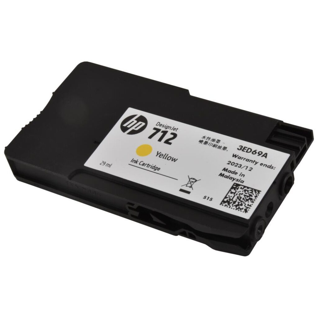 HP 712 Yellow Designjet Ink Cartridges