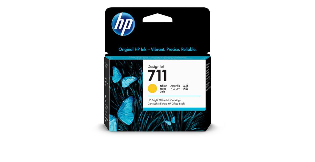 HP 711 Yellow Original Ink Cartridges