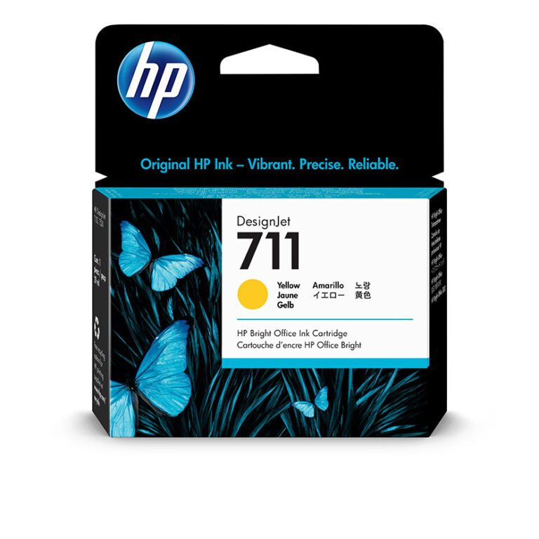 HP 711 Yellow Original Ink Cartridges