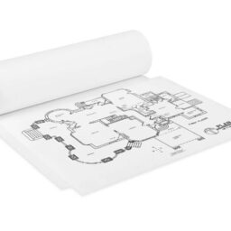 CAD Paper Roll 914mm x 50M- 80GSM