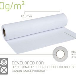 CAD Paper Roll 610mm x 50M- 80GSM