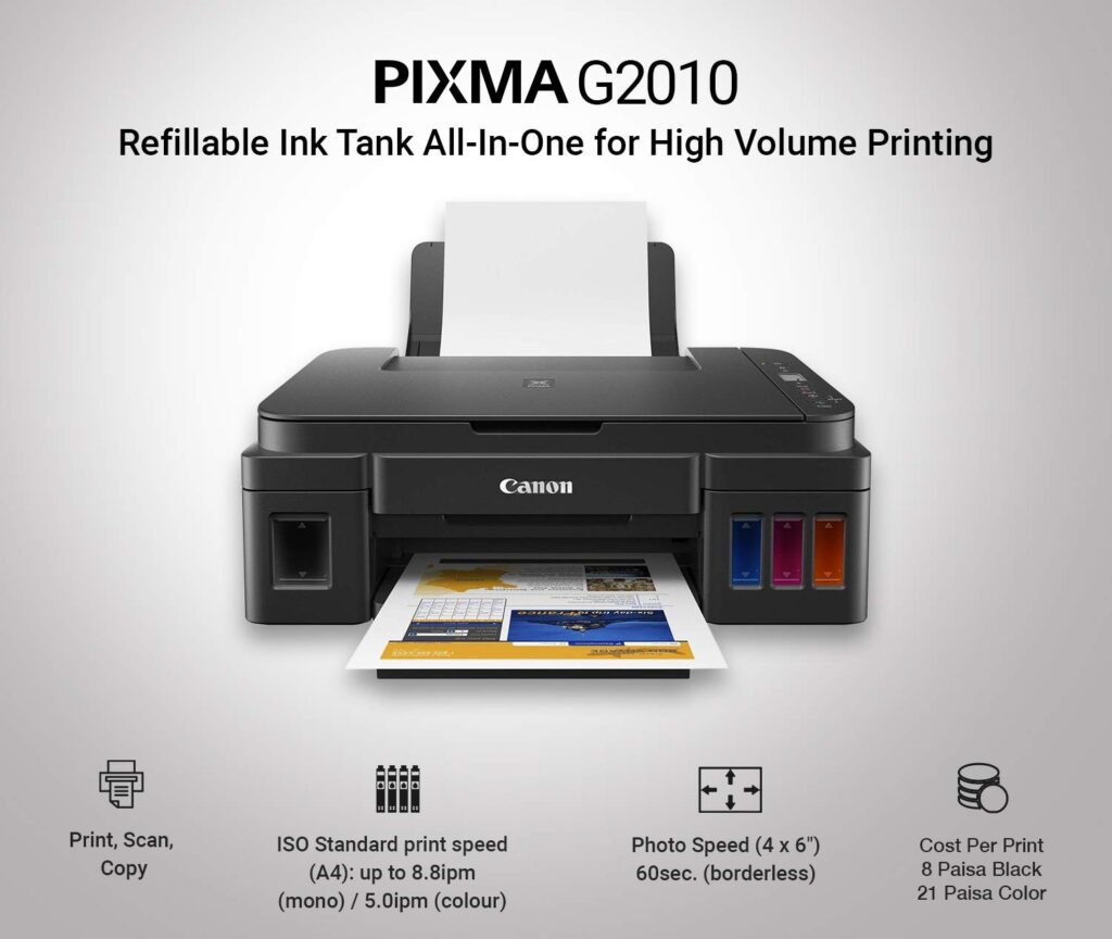 Canon Pixma G2010 Ink Tank Printer