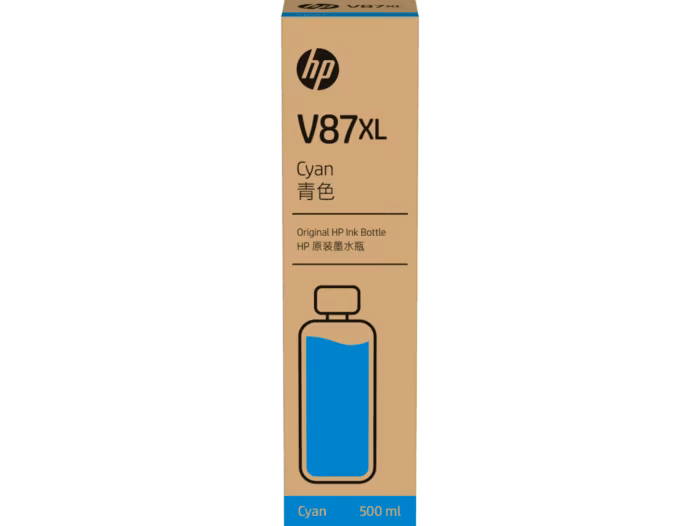 7FN95A-1_T1714016413 HP V87XL 500ml Cyan Cartridge