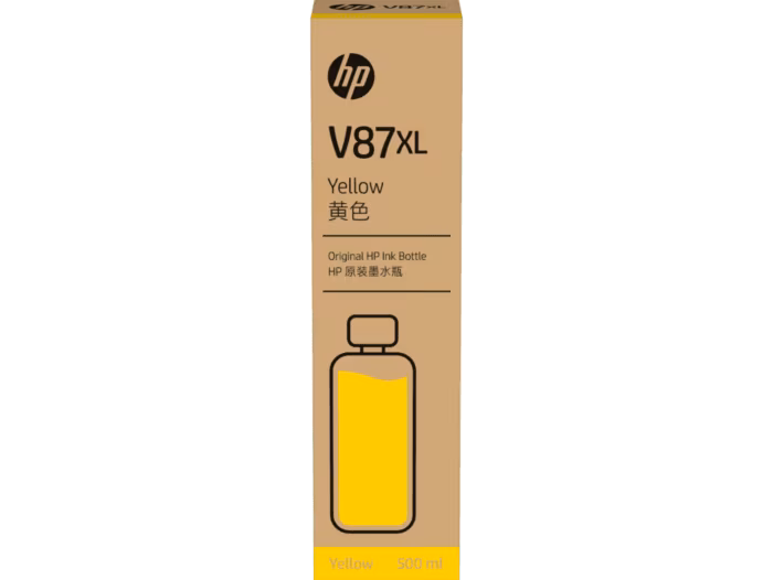 7FN96A-1_T1714633548 HP V87XL 500ml Yellow Cartridge