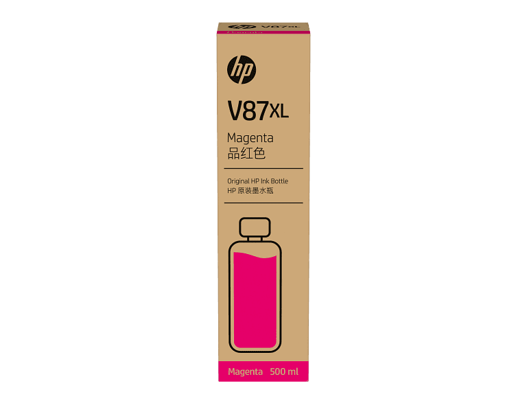 HP V87XL 500-ml Magenta Ink Bottle Extreme Markets_M1640111 HP V87XL 500ml Magenta Cartridge