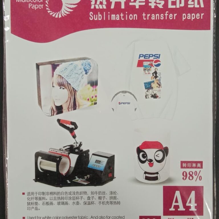 A4 Sublimation Paper-100 sheet Pct