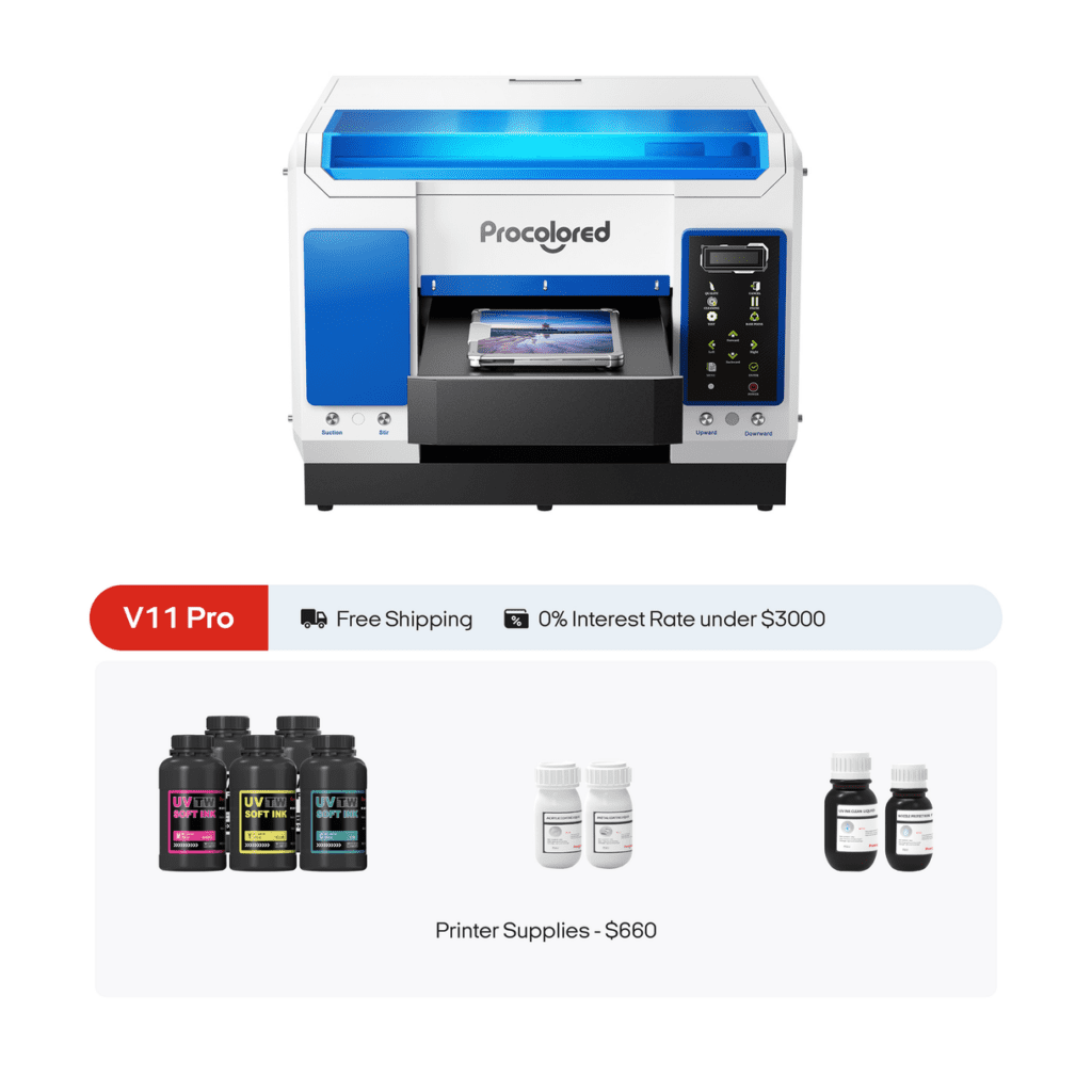 Procolored V11 Pro UV Printer 11.4" A3 Dual TX800